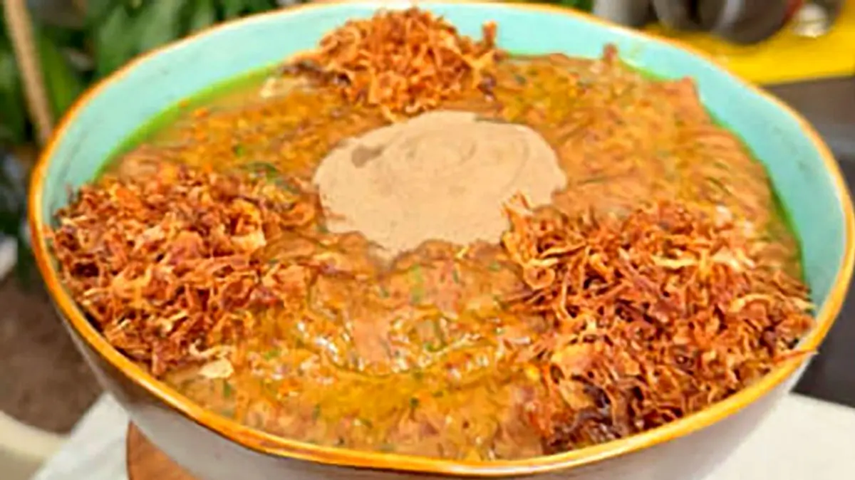 طرز تهیه آش گوشت بوشهری