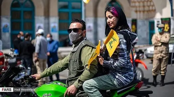 عکس دختران در روز قدس