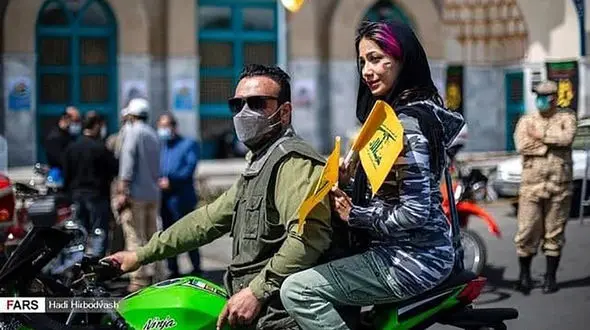 عکس دختران در روز قدس