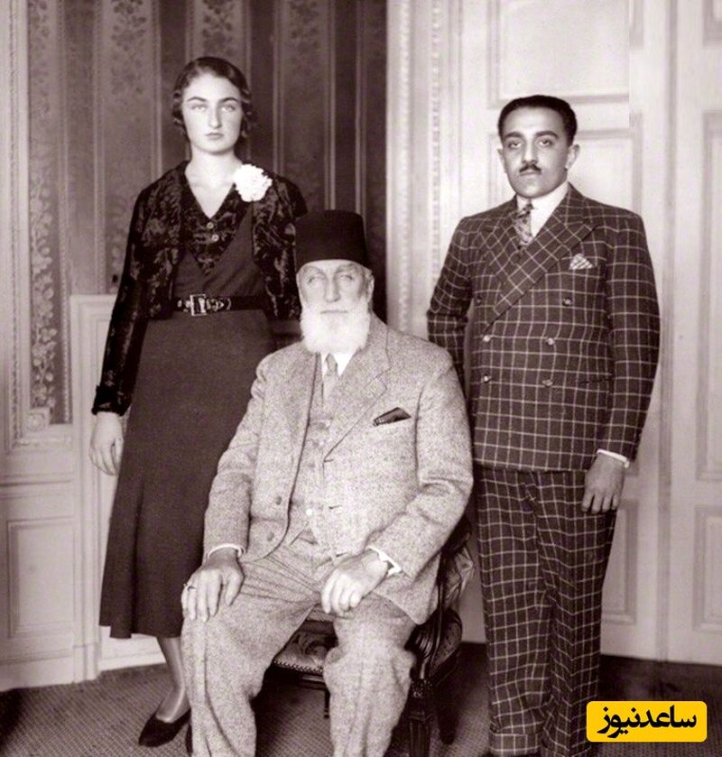 در شهوار در کنار پدر و همسرش