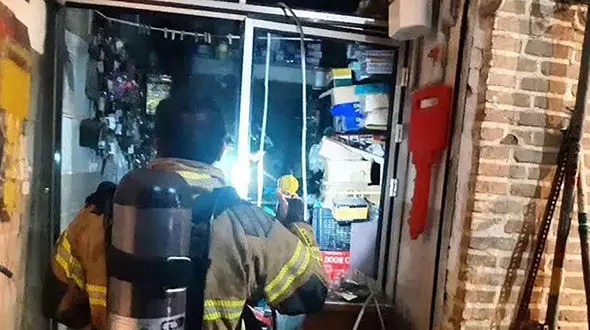 آتش سوزی در بازار زنجان / علت حادثه چه بود؟