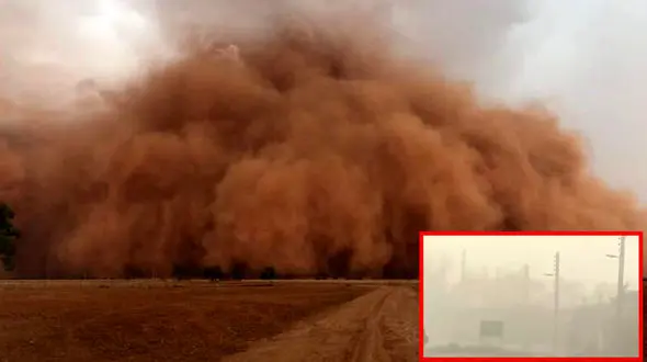 طوفان شدید قطار مشهد به سرخس را تعطیل کرد + جزئیات