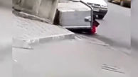 حادثه برای پسربچه زباله گرد در تهران + فیلم ناراحت کننده