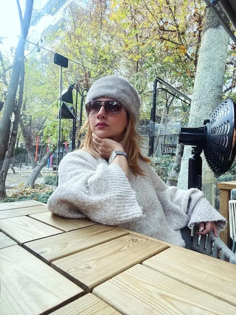 استایل زمستانی محیا دهقانی