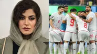 فیلم/ حمایت ویژه این خانم بازیگر ایرانی از تیم ملی در جام جهانی / دوست دارم با مسی برم سر قرار شام