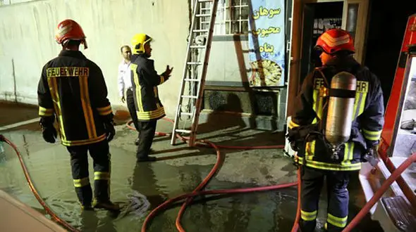 جدال خانوادگی با مرگ در آتش سوزی هولناک پارکینگ