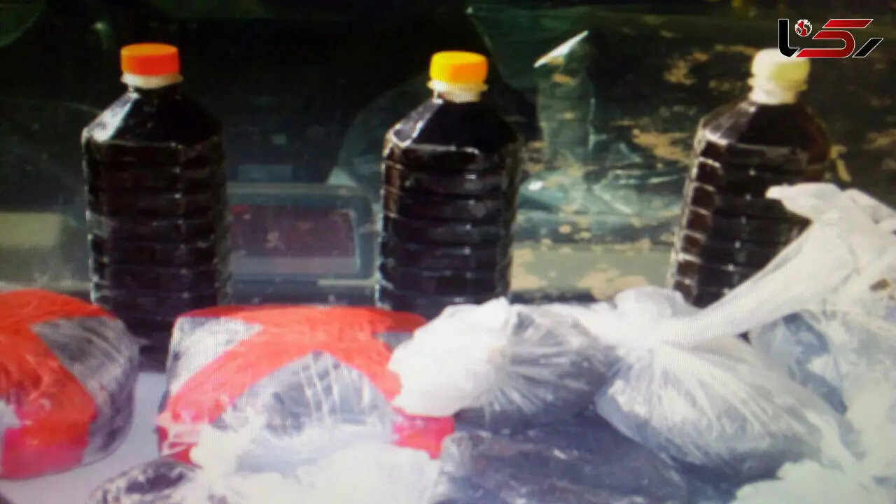 آرزوهای 2قاچاقچی با 24کیلوگرم تریاک بر باد فنا رفت + عکس