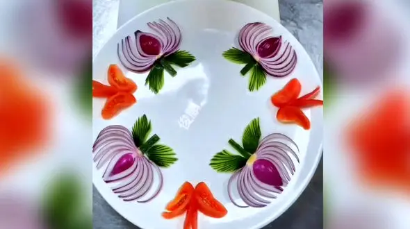 صیفی جات را به شکل طبیعت دربیاورید / فیلم