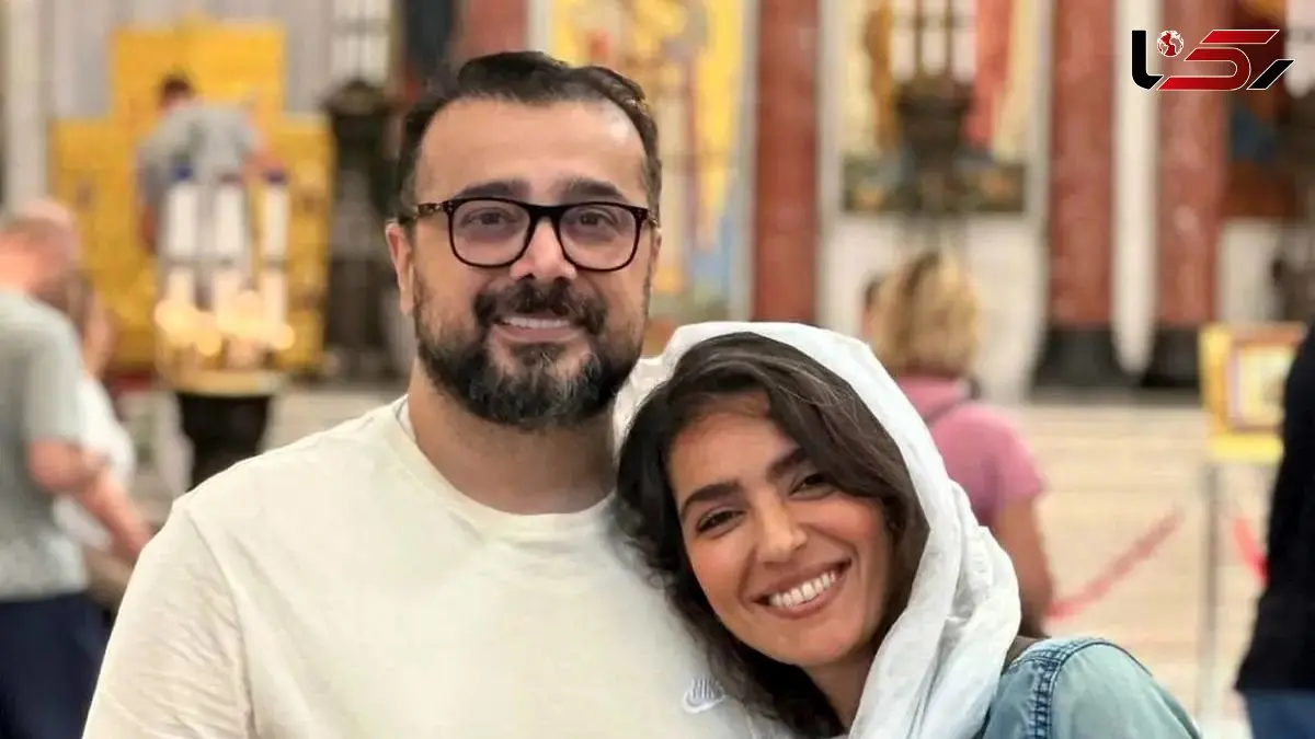 فیلم/شعبده بازی ماهرانه سپند امیرسلیمانی با لیوان یکبار مصرف برای سرگرم کردن همسر و فرزندش! مونا کرمی زندگی رو برده