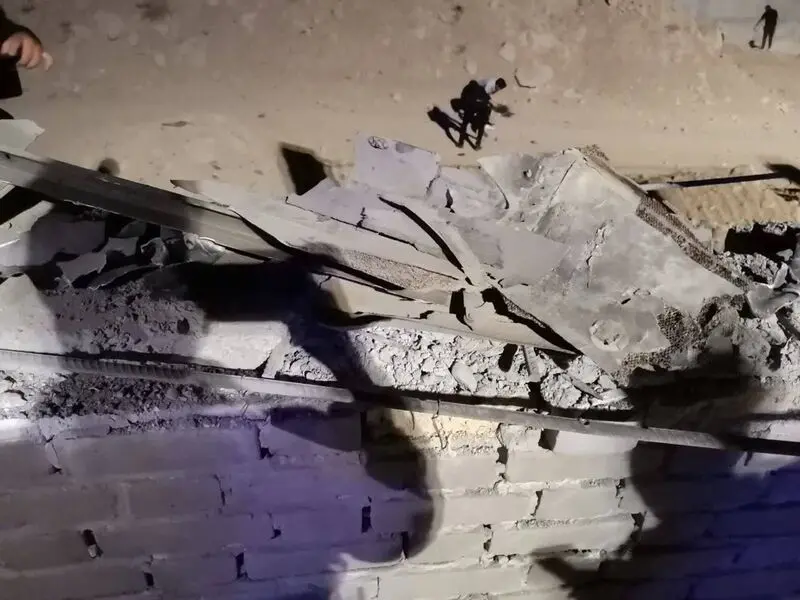 پهپاد برخورد با بیمارستان حکیم