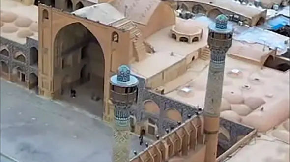 مسجد جامع اصفهان از بناهای تاریخی اصفهان + فیلم