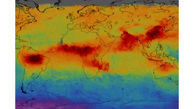تصویر ماهواره ای از آلودگی جهان /نخستین تصویر منتشر شد