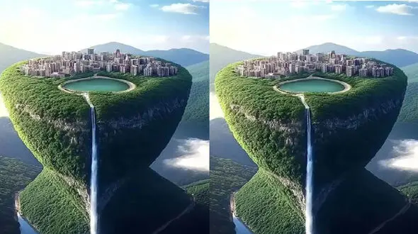 هنر معماری؛ خلق دشتی متصل به زمین از دل آبشار + فیلم