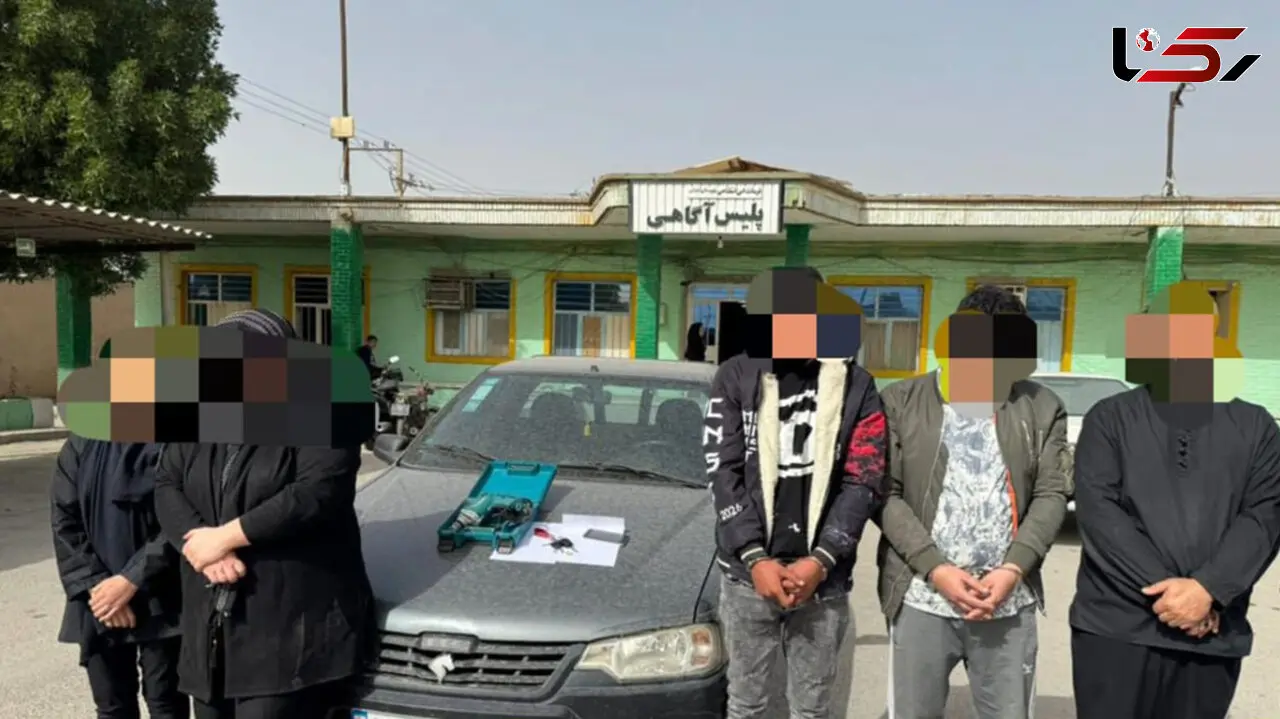 دستگیری باند 5 نفره سارقان طلا در آبادان