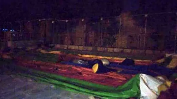 حادثه برای 10 کودک به خاطر قطعی برق در شهربازی سمنان + عکس