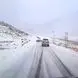 جاده برفی و ترافیک نیمه سنگین در محورهای ورودی تهران