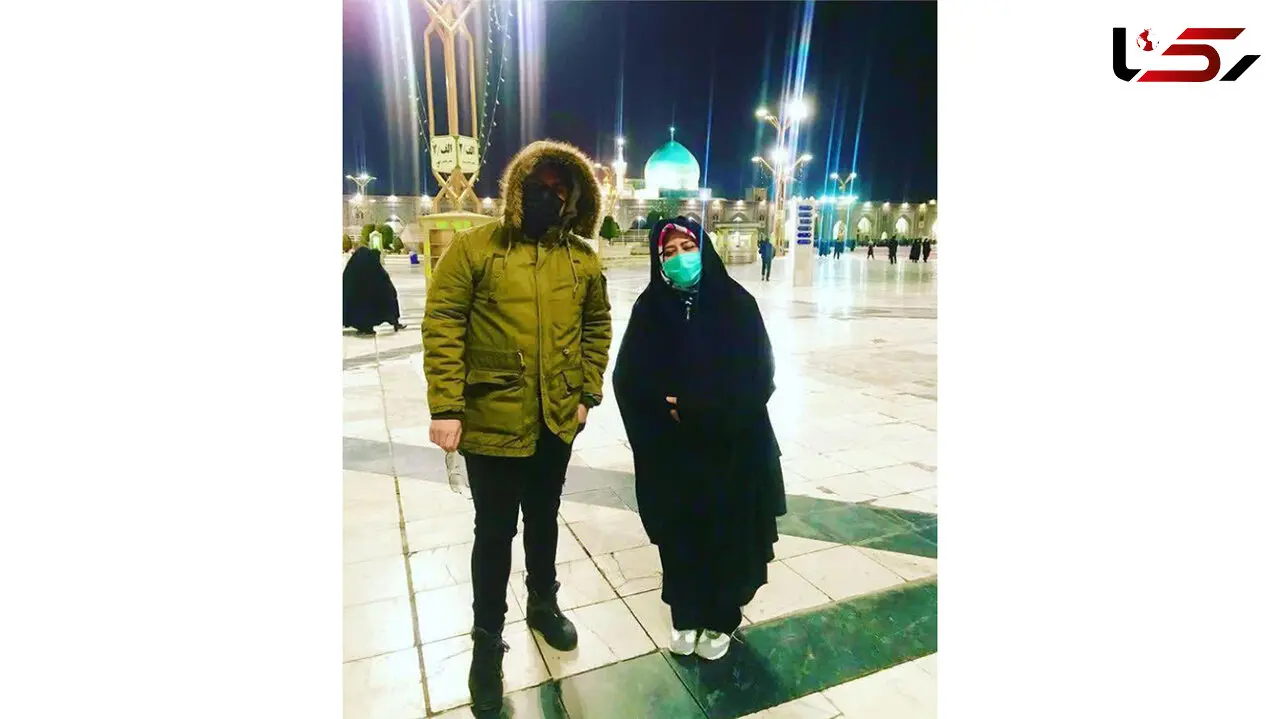 تغییر چهره آقا و خانم بازیگر در حرم امام رضا (ع)