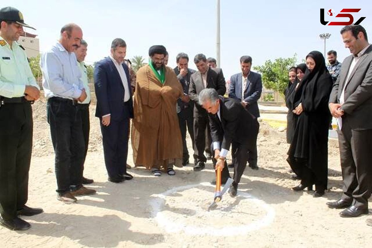 آیین کلنگ زنی کتابخانه عمومی بخش صالح آباد شهرستان مهران