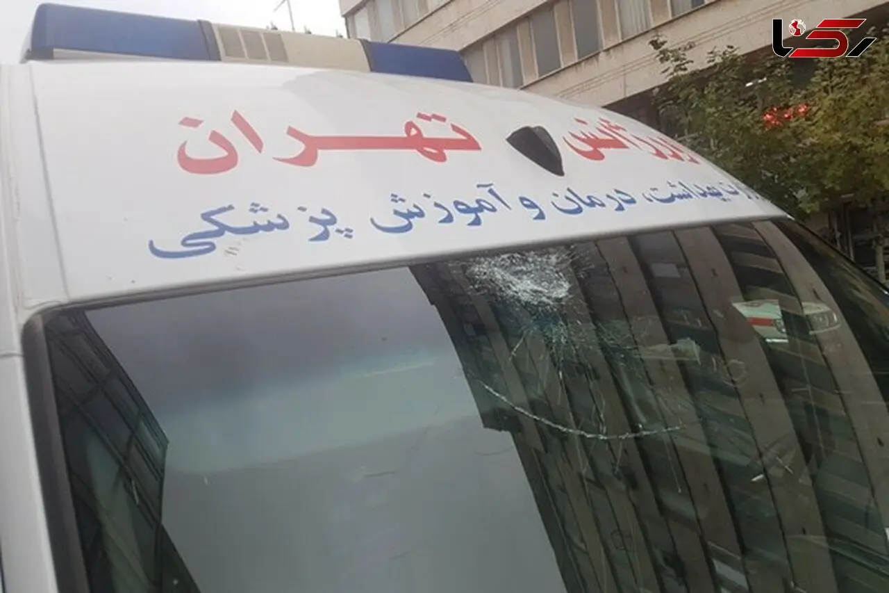مجروح شدن 15 تکنسین اورژانس در اغتشاشات+تصاویر