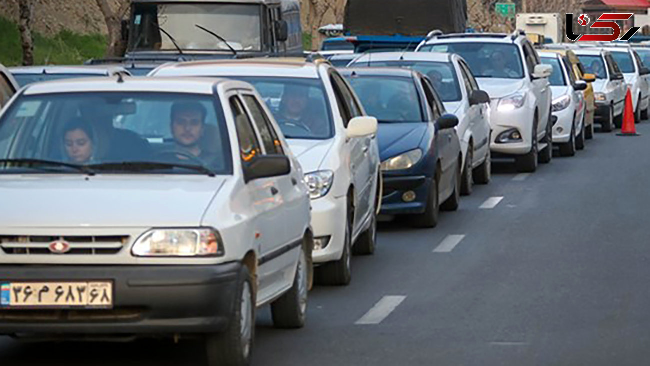 ترافیک سنگین در چالوس و آزادراه قزوین ـ کرج