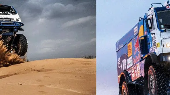 نمایش باورنکردنی از کامیون قدرتمند برند کاماز +فیلم و تصاویر