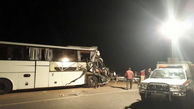 حادثه خونین اتوبوس با کامیون در آذربایجان شرقی / 8 مصدوم راهی بیمارستان شدند