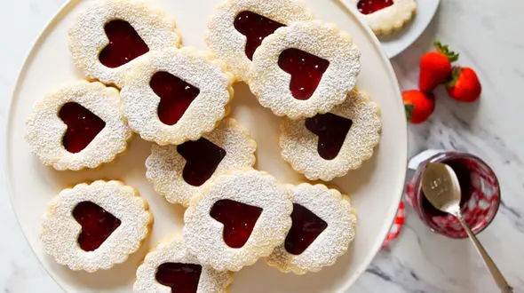 کوکی مربایی شیرینی مخصوص عید نوروز + دستور تهیه