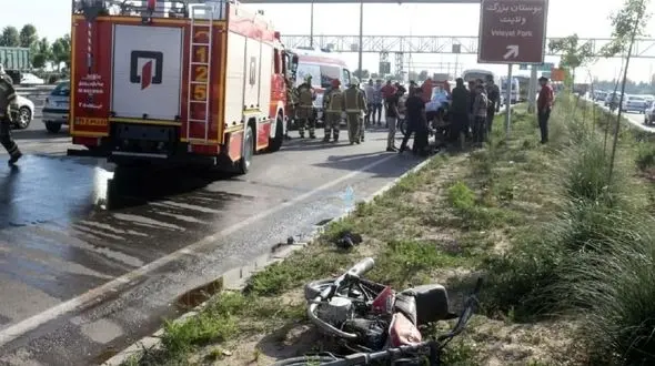 سوختن شدید 3 نوجوان تهرانی در زیر اتوبوس + تصاویر