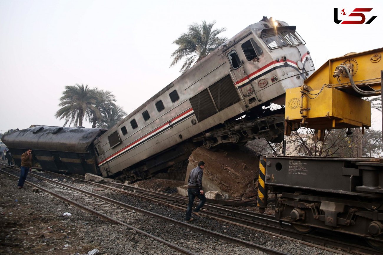 خروج وحشتناک قطار در مصر