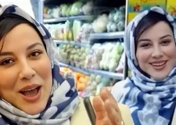 فیلم تلخ / ناتوانی آشا محرابی در خرید گوشت و میوه در این گرانی / روزی که خانم بازیگر با دیدن قیمت ها شوکه شد