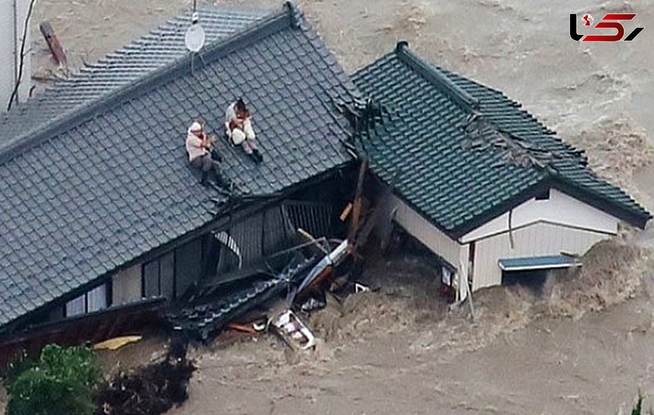 4 کشته و 2 مفقود در بارش های شدید و سیل در ژاپن