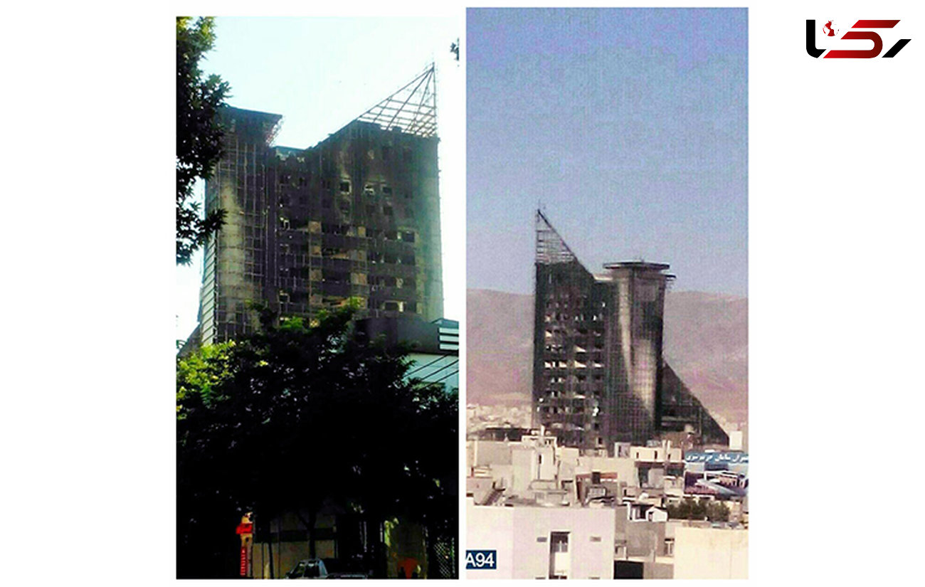 صبح امروز برج سلمان مشهد+تصاویر قبل و بعد از آتش سوزی