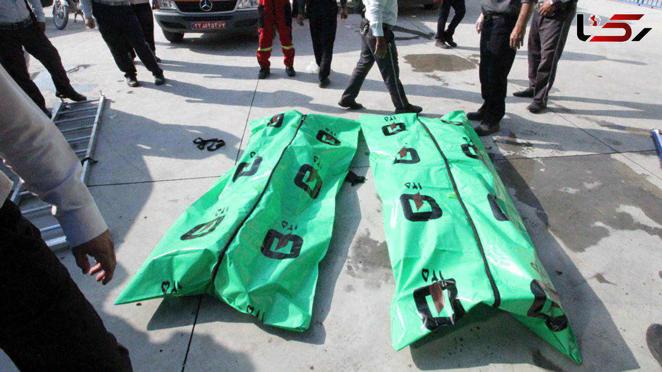 سقوط مرگبار 2 جوان در ایوان + عکس جسد