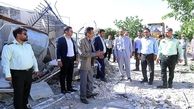 قلع و قمع ویلای غیر مجاز در اراضی کشاورزی روستای شینقر