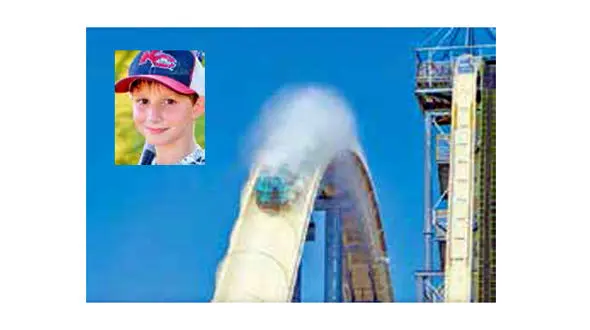 سقوط مرگبار پسر سناتور امریکایی از بلندترین سرسره آبی دنیا+عکس