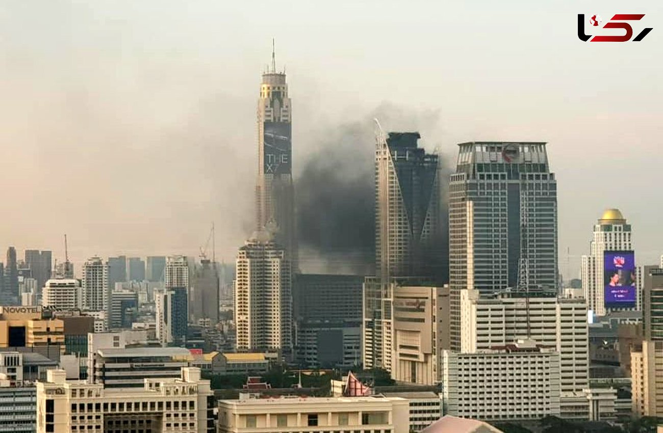 آتش‌سوزی مهیب در پایتخت تایلند/ شماری کشته شدند + تصاویر