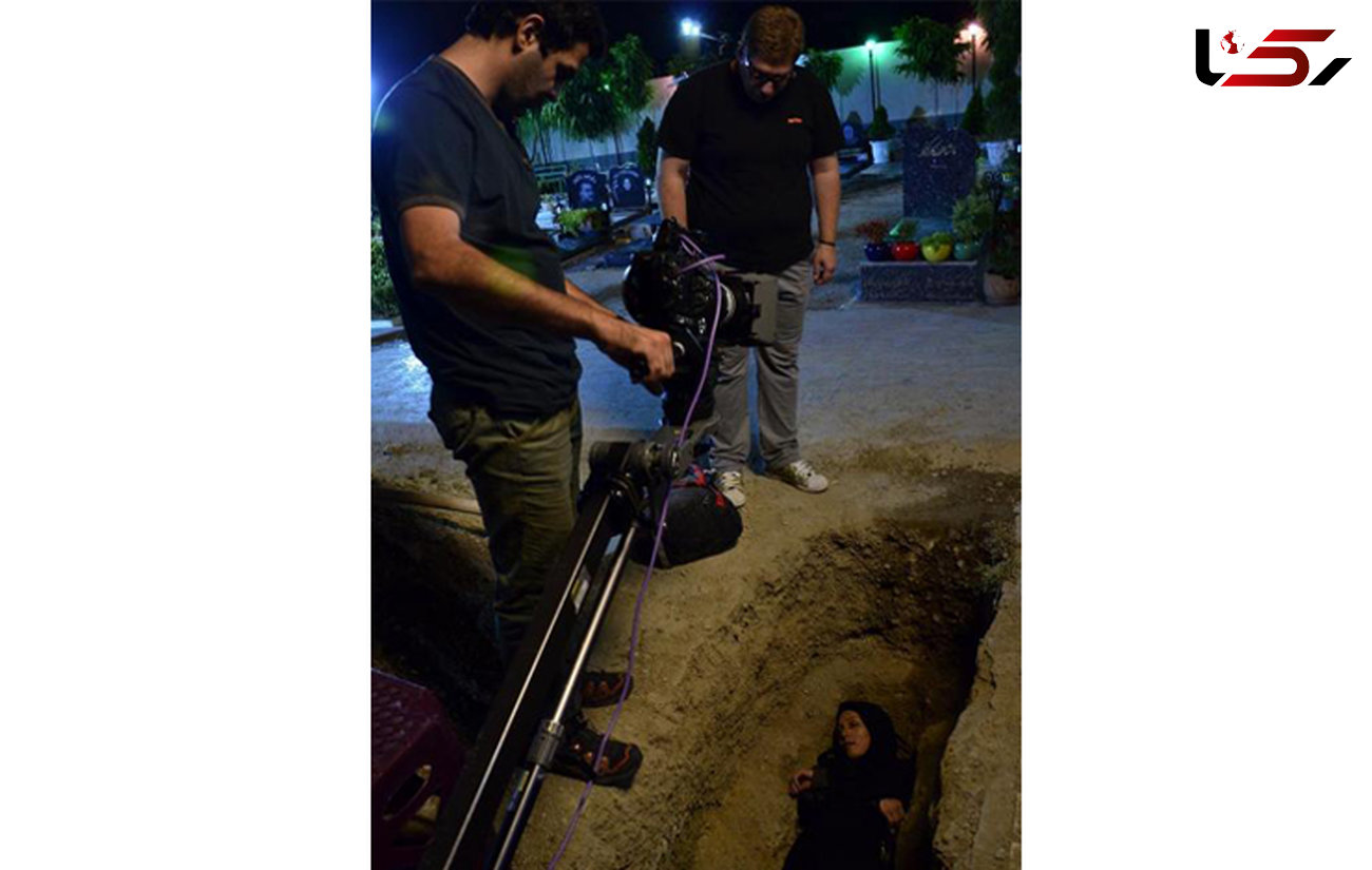 بازیگر زن ایرانی داخل قبر رفت، اما قبض روح نشد + عکس