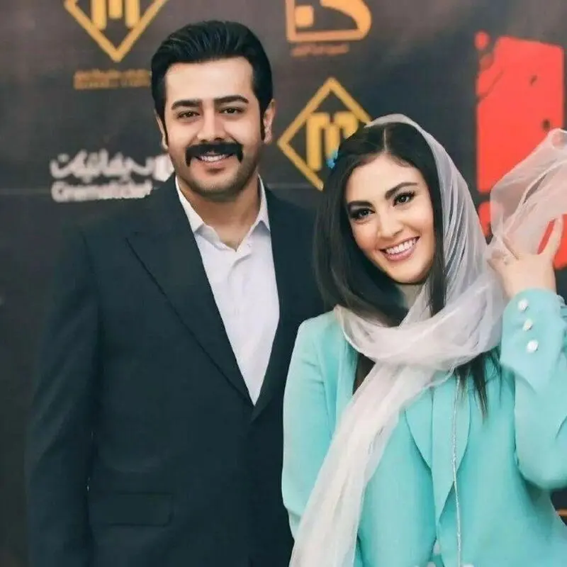 مریم مومن و همسرش