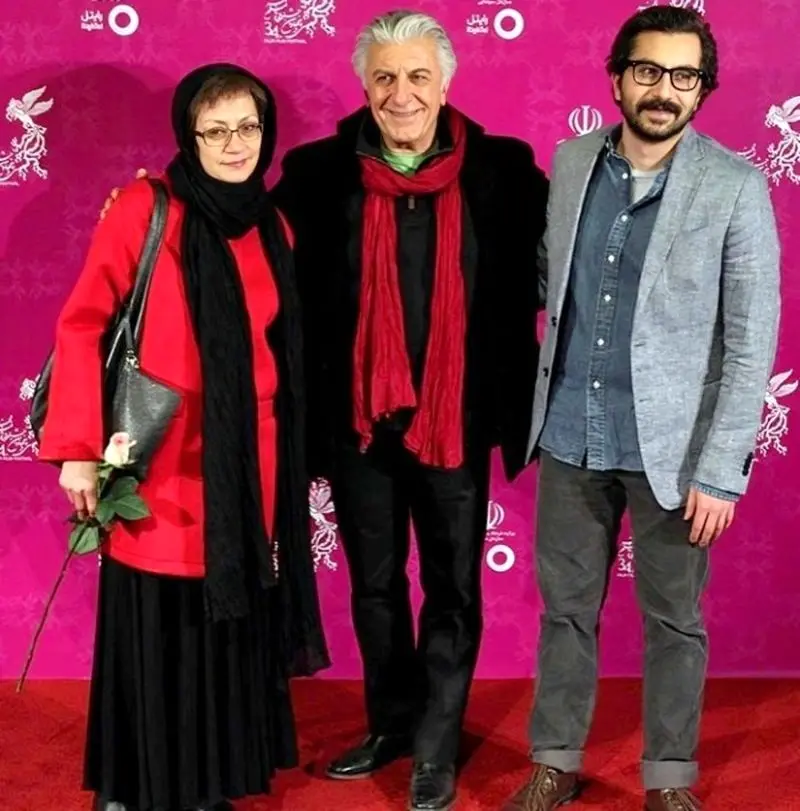 رضا کیانیان و همسرش