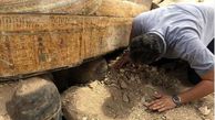 کشف تابوت‌های چوبی باستانی از شهر مردگان مصر + تصاویر