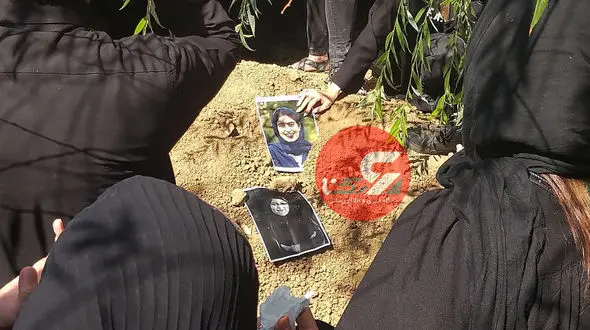 خاکسپاری مهشاد کریمی و ریحانه یاسینی / اشک و آه در بهشت زهرا (س) + فیلم و عکس