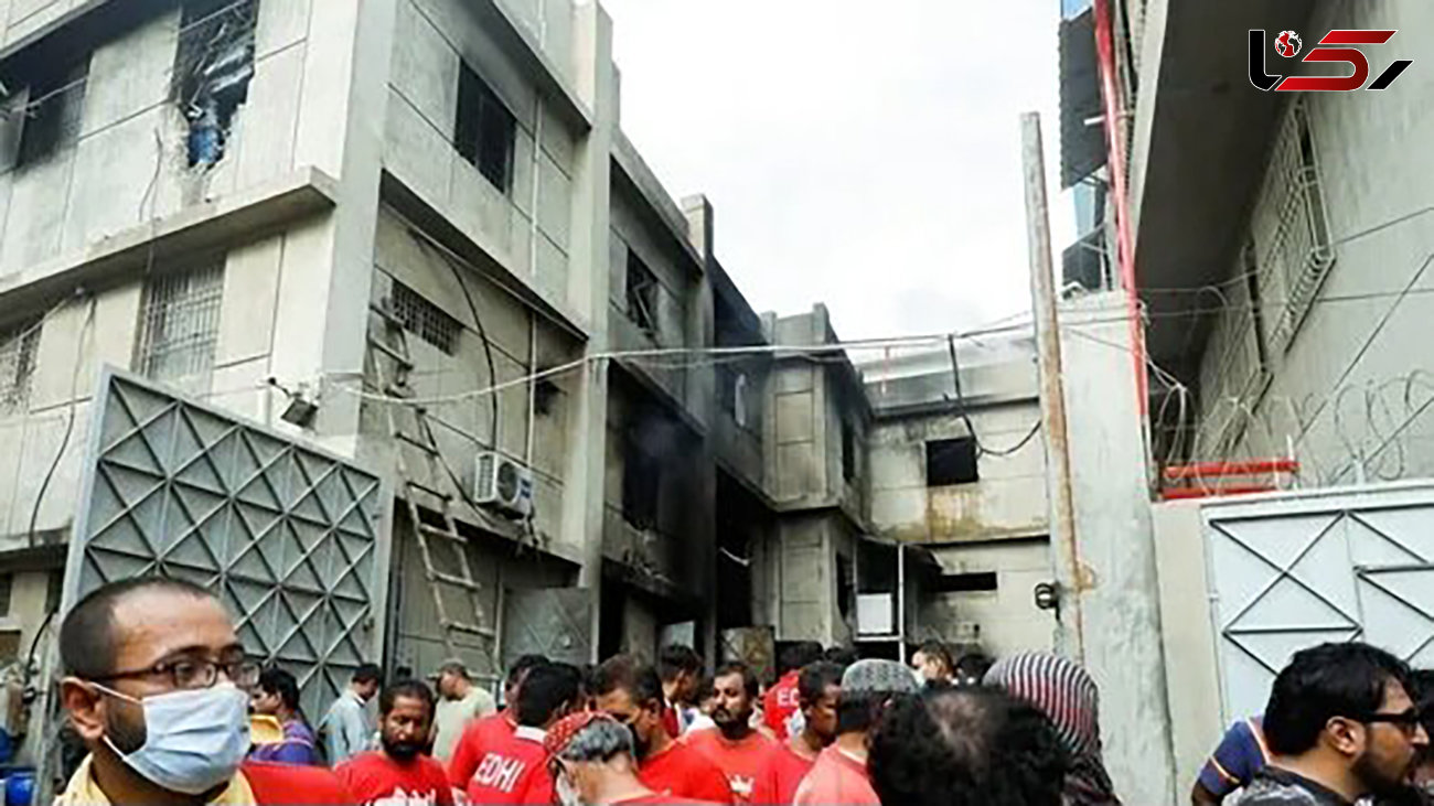 وقوع آتش سوزی مرگبار در کارخانه تولید مواد شیمیایی در پاکستان