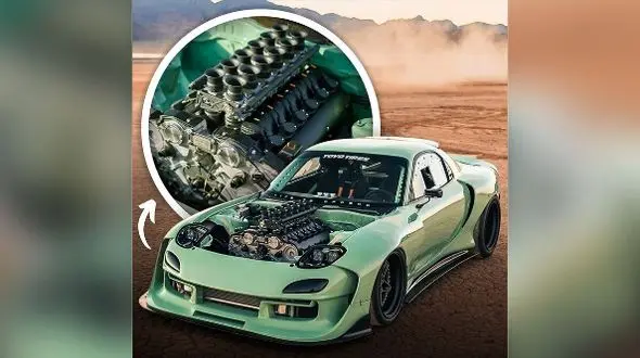 دیدنی‌ترین تصاویر از تلفیق پاگانی زوندا با مزدا RX-7