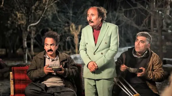 عکس/ سفر در زمان؛ «سلطانی و نورالدین» در پشت صحنه سریال نون خ؛ سال 1400