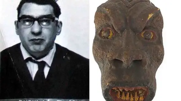 ساخت ماسک های وحشتناک توسط قاتل محکوم به حبس ابد در زندان + عکس 