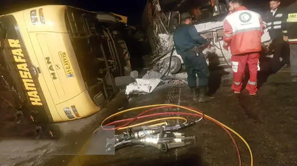 21 مصدوم در تصادفات جاده ای اردبیل به تهران 