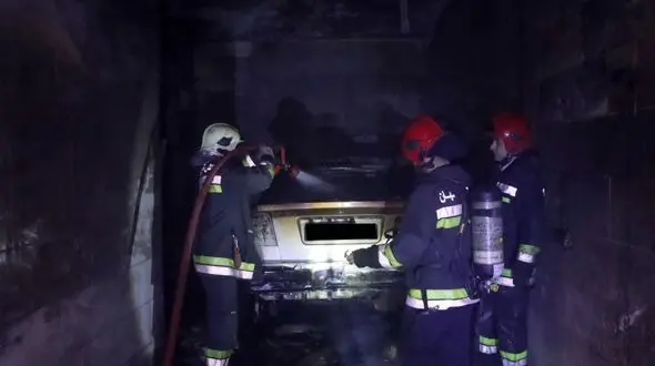 تعمیرگاه مکانیکی در آتش سوخت!