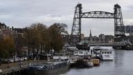 تخریب پل تاریخی روتردام برای عبور کشتی لوکس جف بزوس + فیلم
