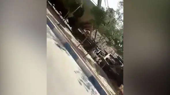 فیلم خروج قطار نفت کش از ریل در شهر قدس + فیلم