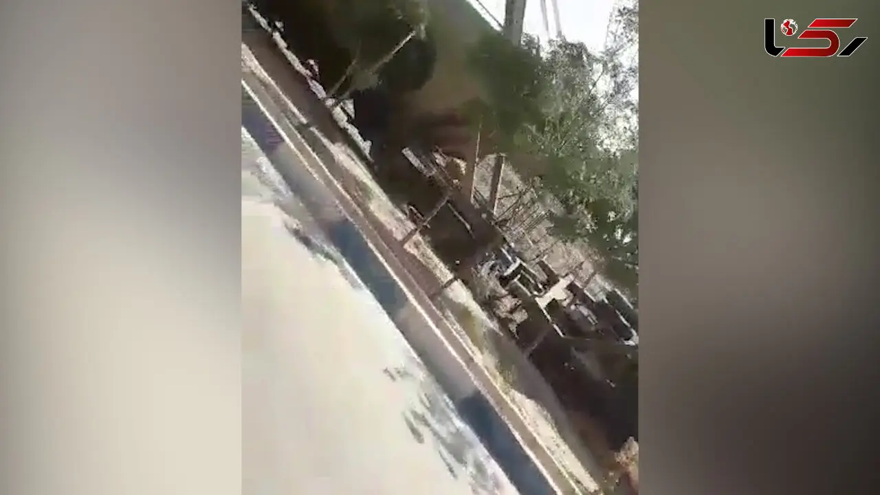 فیلم خروج قطار نفت کش از ریل در شهر قدس + فیلم